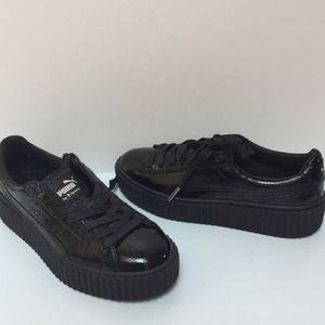 Fenty Creeper Patent Sneakers Rihanna